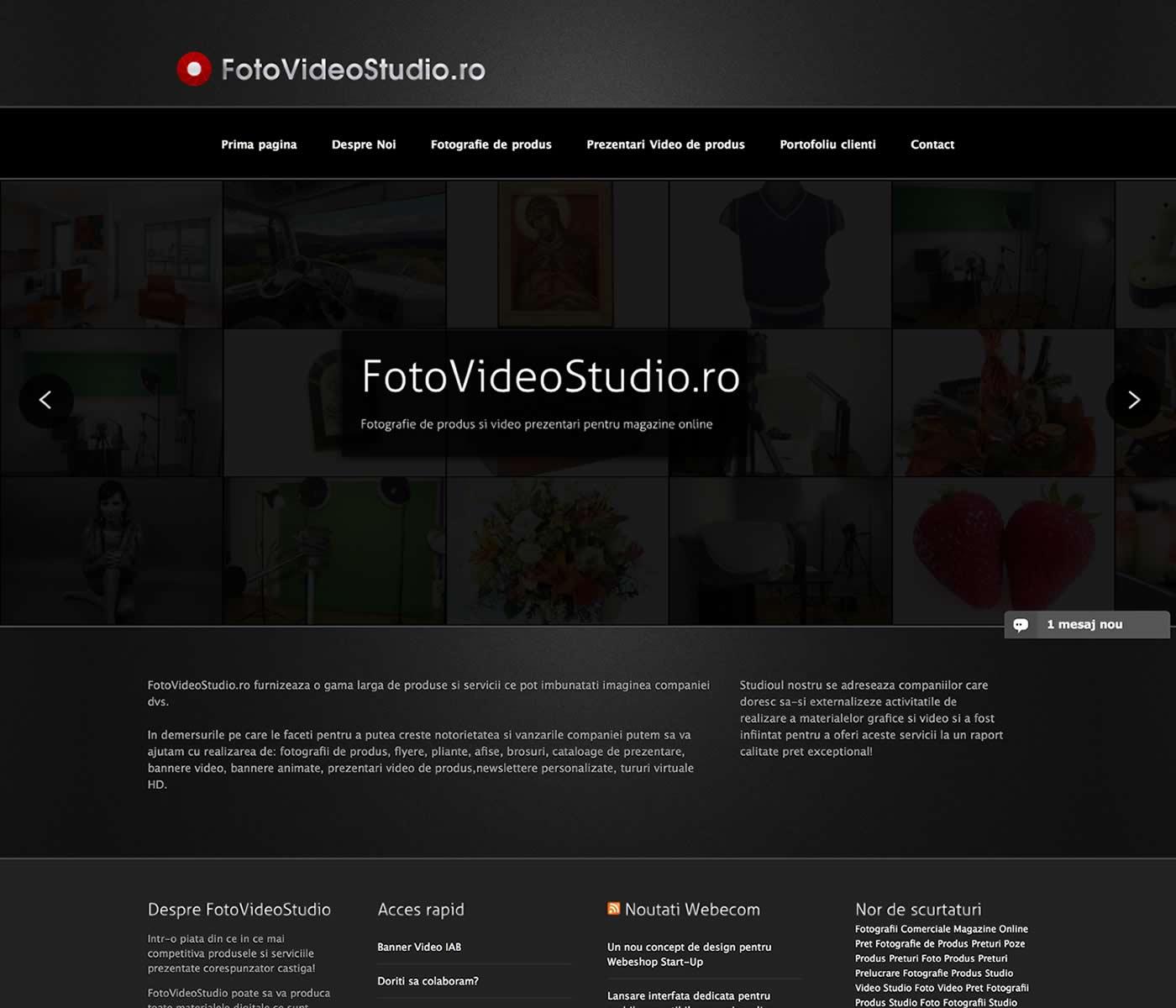 Studio Foto ce oferta servicii de fotografie de produs, prezentari video de produs.